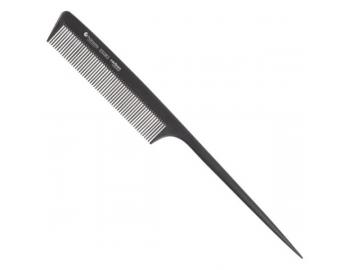 Grzebie karbonowy do wosw z plastikowym szpikulcem Hairway - 22,5 cm - dugo zbkw 1,6 cm