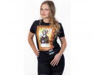 T-shirt z krtkim rkawem Crazy Scissors Mona Lisa - czarny - S + bransoletka Loral Preciosa gratis