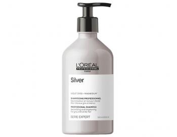 Szampon neutralizujcy do wosw siwych i biaych Loral Professionnel Serie Expert Silver - 500 ml