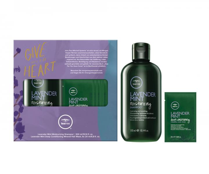 Zestaw upominkowy do pielgnacji wosw suchych Paul Mitchell Lavender Mint Duo - kolekce Give with Heart