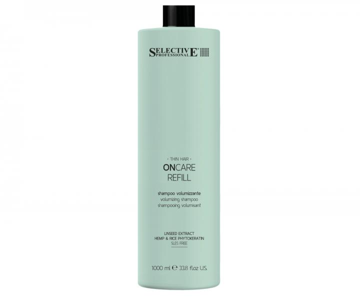 Szampon zwikszajcy objto wosw cienkich i przerzedzonych Selective Professional OnCare Refill Shampoo - 1000 ml