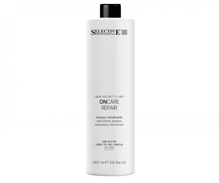 Szampon do wosw zniszczonych i amliwych Selective Professional OnCare Repair Shampoo - 1000 ml