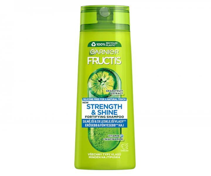 Szampon wzmacniajcy do wosw bez poysku i siy Garnier Fructis Strength & Shine Fortifying Shampoo - 400 ml