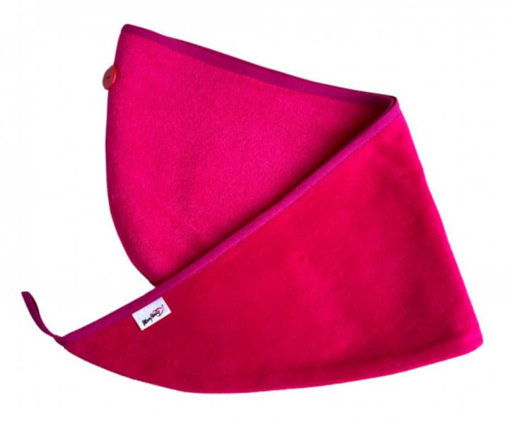 Turban do wosw MaryBerry Raspberry Splash - rowy