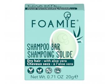 Mini szampon podrny w kostce do wosw suchych, amliwych i kruchych Foamie Take Me Aloe Way Shampoo Bar - 20 g