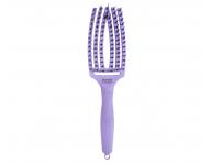 Szczotka do wosw Olivia Garden Fingerbrush Combo Medium - fioletowa pastelowa