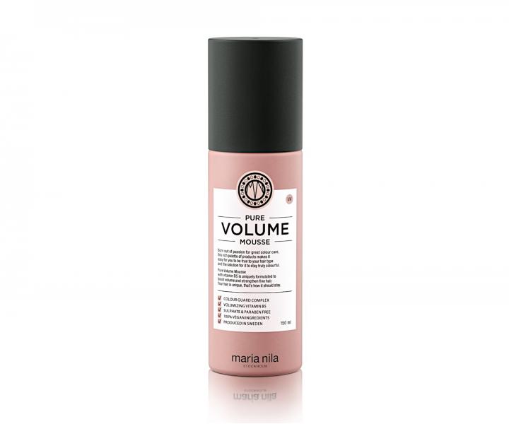 Pianka nadajca objto cienkim wosom Maria Nila Pure Volume Mousse - 150 ml