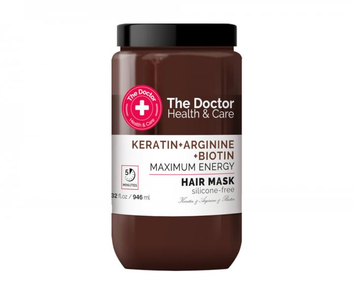 Maska wzmacniajca do wosw The Doctor Keratin + Arginine + Biotin Mask