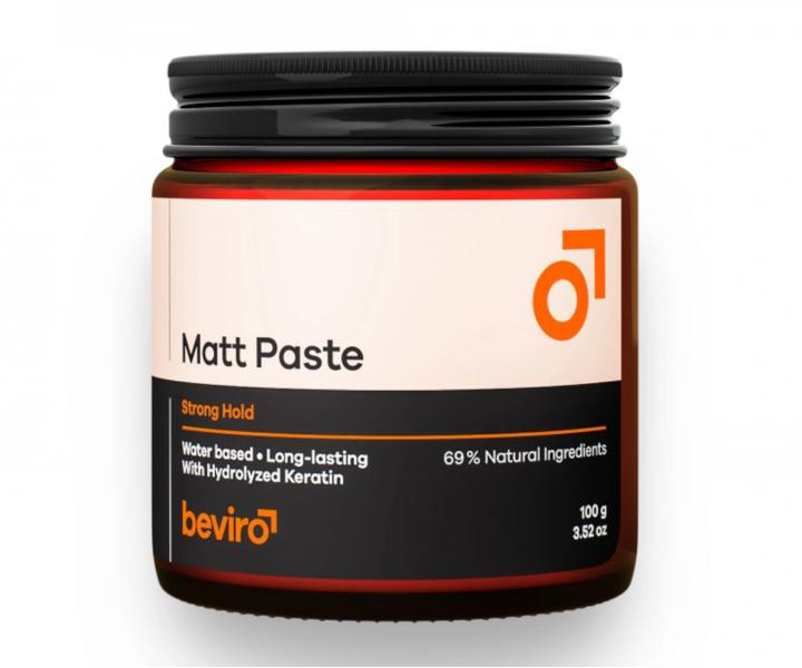 Pasta matujca do wosw mocno utrwalajca Beviro Matt Paste Strong Hold - 100 g