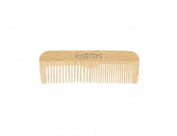 Grzebie z drewna bukowego Sibel Barburys Steamed Beech Wood Mustache Mini - 7,4 x 2,4 cm