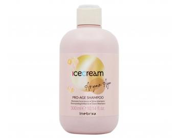 Szampon nadajcy wosom olniewajcy poysk Inebrya Ice Cream Argan Age Pro-Age Shampoo - 300 ml