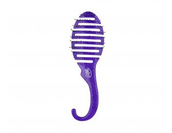 Szczotka do rozczesywania wosw Wet Brush Shower Detangler - fioletowy z brokatem