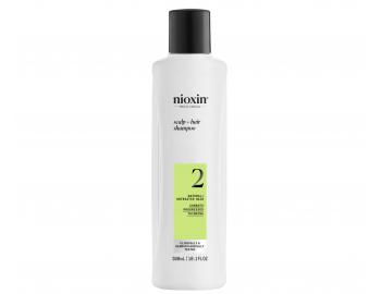 Szampon oczyszczajcy do mocno przerzedzonych wosw naturalnych Nioxin System 2 Scalp + Hair Shampoo - 300 ml