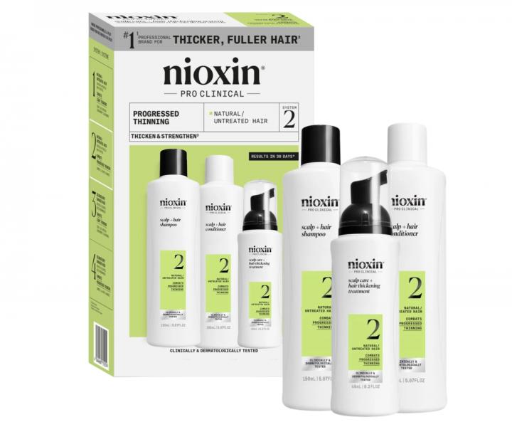 Zestaw do mocno przerzedzonych wosw naturalnych Nioxin System 2 Trial Kit No.2