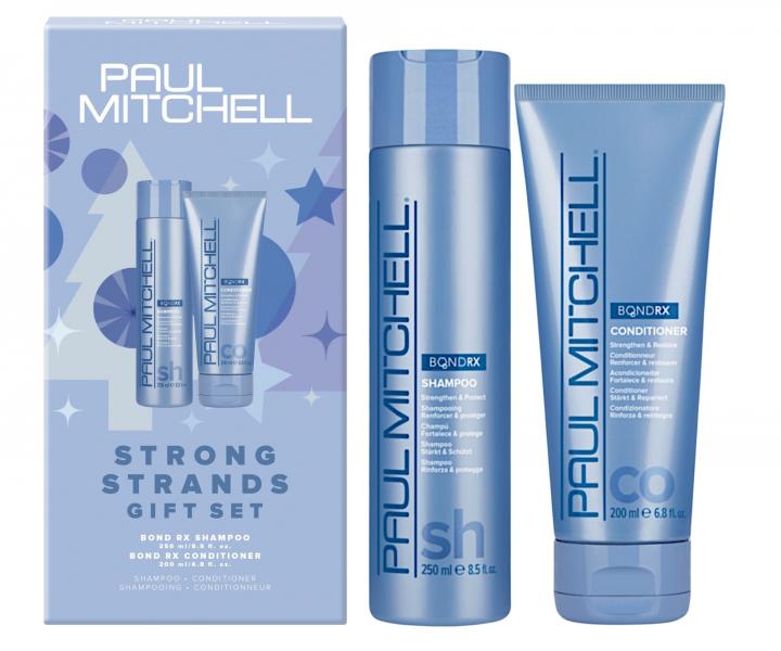 Zestaw do wosw zniszczonych zabiegami chemicznymi Paul Mitchell Bond RX Strong Strands Gift Set