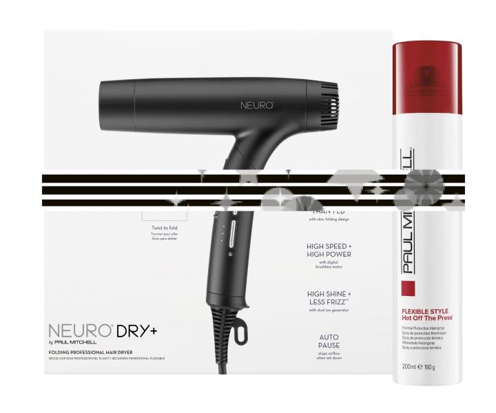 Zestaw upominkowy Paul Mitchell Neuro Style+ Protect Duo - suszarka do wosw + spray termoochronny