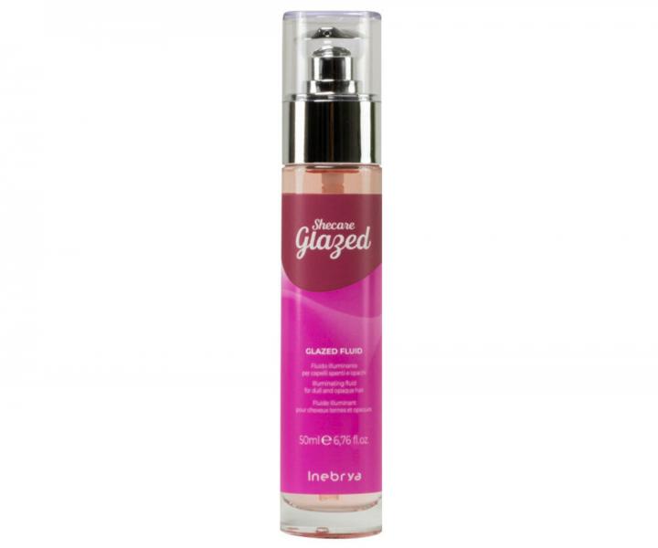 Serum rozwietlajce i nawilajce do wosw bez poysku Inebrya Shecare Glazed Fluid - 50 ml