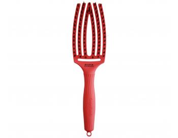 Szczotka Olivia Garden Fingerbrush Combo Medium Red Confidence - jasnoczerwona