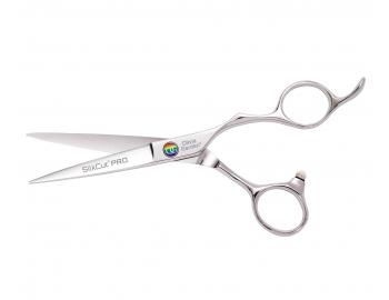 Noyczki fryzjerskie Olivia Garden SilkCut Shear Pride Edition 5,75" - srebrne