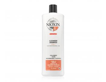 Szampon do mocno przerzedzonych wosw farbowanych Nioxin System 4 Cleanser Shampoo - 1000 ml