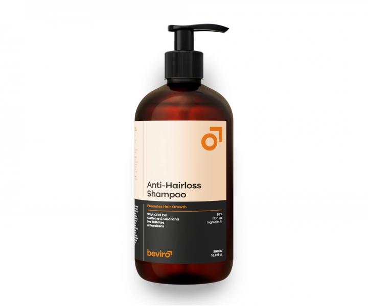 Naturalny szampon dla mczyzn przeciw wypadaniu wosw Beviro Anti-Hairloss Shampoo - 500 ml