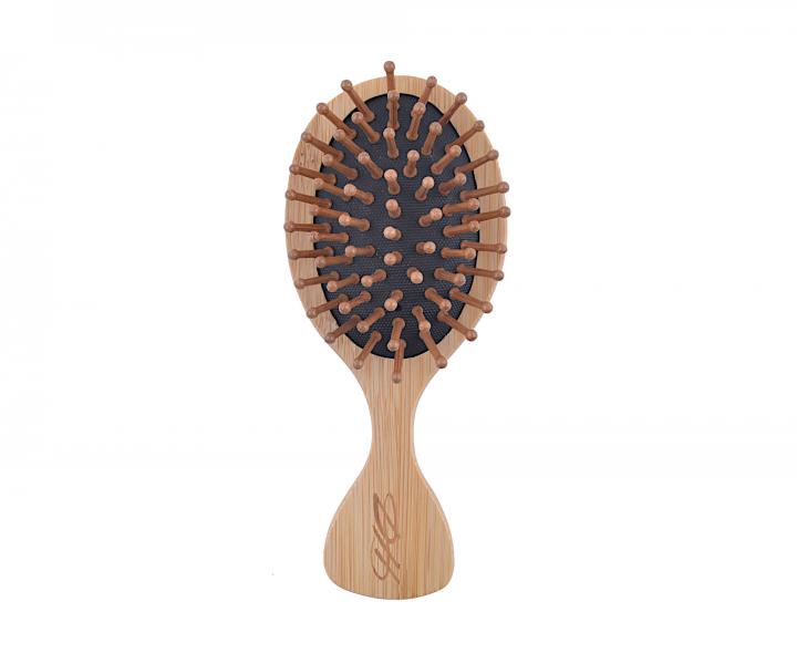 Bambusowa szczotka do masau skry gowy Detail - Hair style Bamboo Brush - 13,7 x 5,8 cm