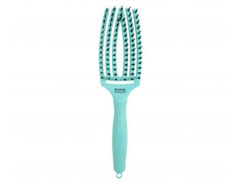 Szczotka Olivia Garden Fingerbrush Combo Medium - zielona matowa