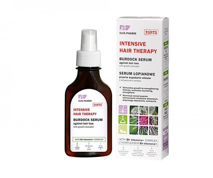 Serum przeciw wypadaniu wosw Elfa Pharm Intensive Hair Therapy Burdock Serum - 100 ml