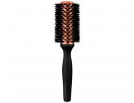 Drewniana okrga szczotka do stylizacji z wosiem dzika i nylonowym Varis Boar Brush Medium - 33 mm