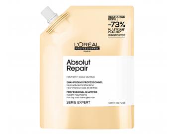 Szampon do wosw suchych i zniszczonych Loral Professionnel Serie Expert Absolut Repair - 500 ml, zapas