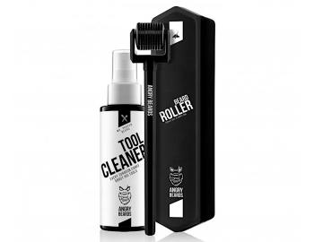 Roller do masau wspomagajcy wzrost brody Angry Beard Beard Roller + spray Tool Cleaner 50 ml - roller do masau + spray czyszczcy