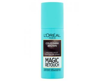 Spray do retuszu odrostw Loral Paris Magic Retouch - 75 ml - chodny ciemny brz