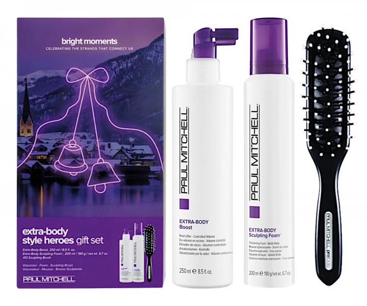 Zestaw upominkowy do stylizacji zwikszajcy objto wosw Paul Mitchell Extra-Body Style Heroes Bright Moments