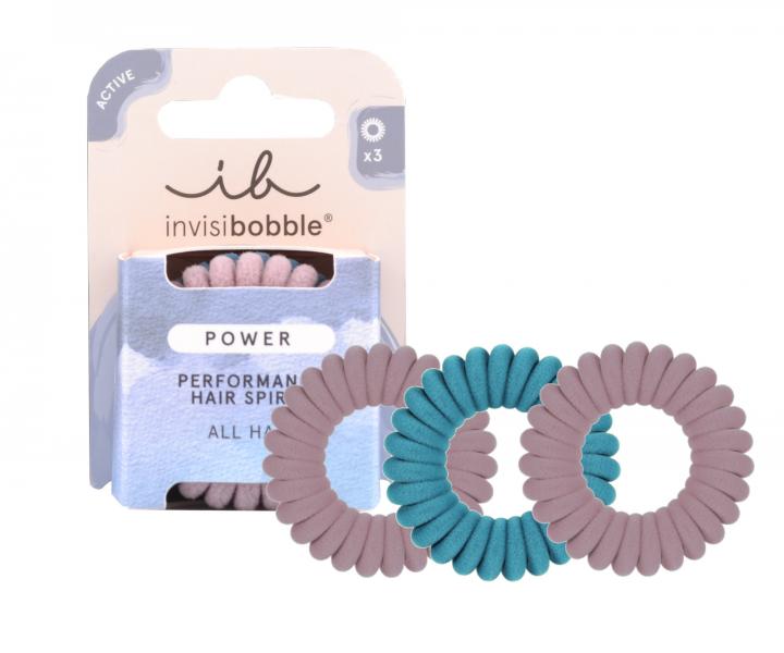 Gumka do wosw spiralka Invisibobble Power Rose and Ice - 3 szt