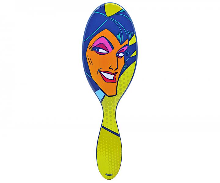 Szczotka do rozczesywania wosw Wet Brush Original Detangler Disney Villains Maleficient-niebieska