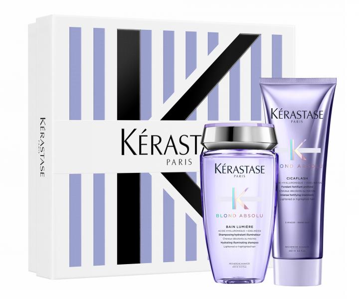 Zestaw upominkowy rozwietlajcy do wosw blond Krastase Blond Absolu Fondant Spring Box