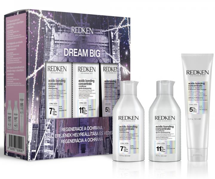 Zestaw upominkowy regenerujcy do wosw zniszczonych Redken Acidic Bonding Concentrate Dream Big