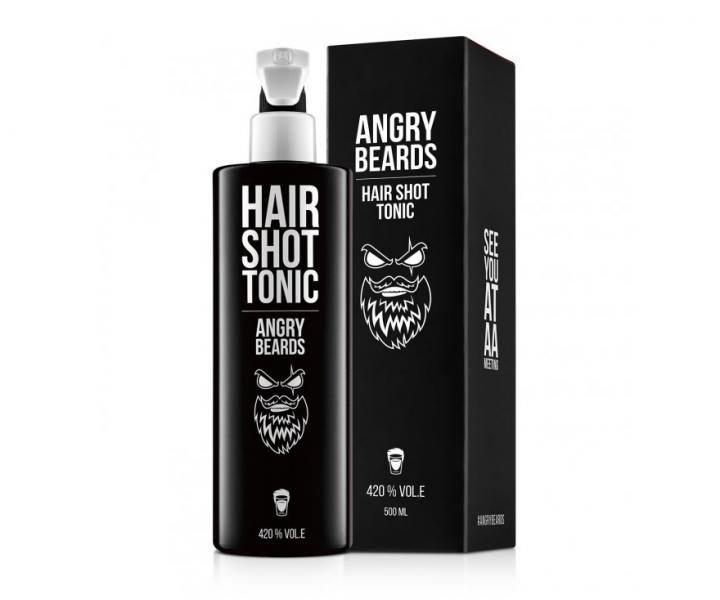 Odwieajcy tonik do wosw Angry Beards Hair Shot Tonic - 500 ml (bonus)