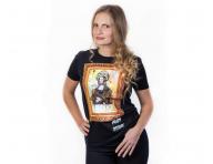 T-shirt z krtkim rkawem Crazy Scissors Mona Lisa - czarny - XS