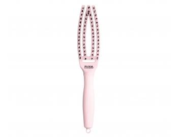 Szczotka do wosw Olivia Garden Fingerbrush Combo Small - rowa pastelowa