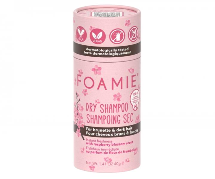 Suchy szampon do wosw brzowych Foamie Berry Brunette Dry Shampoo - 40 g