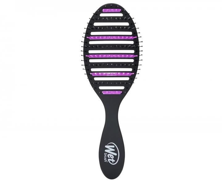 Szczotka do rozczesywania i suszenia wosw Wet Brush Speed Dry Refresh + Extend - fioletowo-czarna