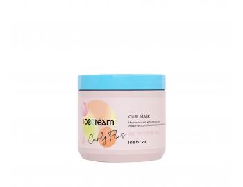 Maska nawilajca do wosw krconych i falowanych Inebrya Ice Cream Curly Plus Curl Mask - 500 ml