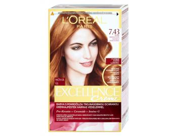 Farba do trwaej koloryzacji wosw Loral Excellence 7.43 blond miedziano-zocisty