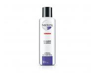 Szampon do przerzedzonych wosw po zabiegach chemicznych Nioxin System 6 Cleanser Shampoo - 300 ml