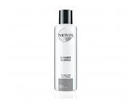 Szampon do lekko przerzedzonych wosw naturalnych Nioxin System 1 Cleanser Shampoo - 300 ml