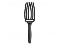 Szczotka Olivia Garden Fingerbrush Double Bristles M - czarna