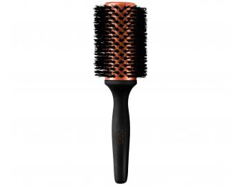 Drewniana okrga szczotka do stylizacji z wosiem dzika i nylonowym Varis Boar Brush Large - 43 mm