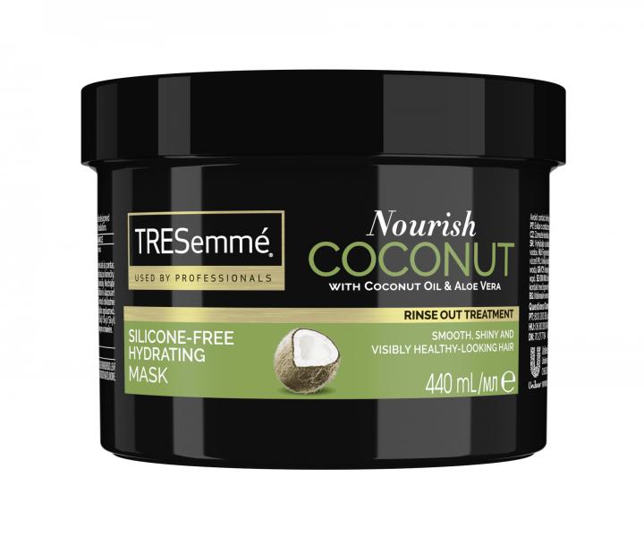 Maska nawilajca do wosw Tresemm Nourish Coconut Silicone-Free Hydrating Mask - 440 ml