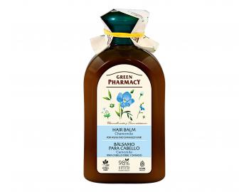 Seria do wosw farbowanych i rozjanianych z rumiankiem i olejem lnianym Green Pharmacy - balsam - 300 ml